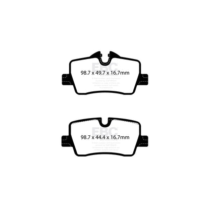 EBC DP42414R BMW Yellowstuff Rear Brake Pads - TRW Caliper 2 | ML Performance UK Car Parts