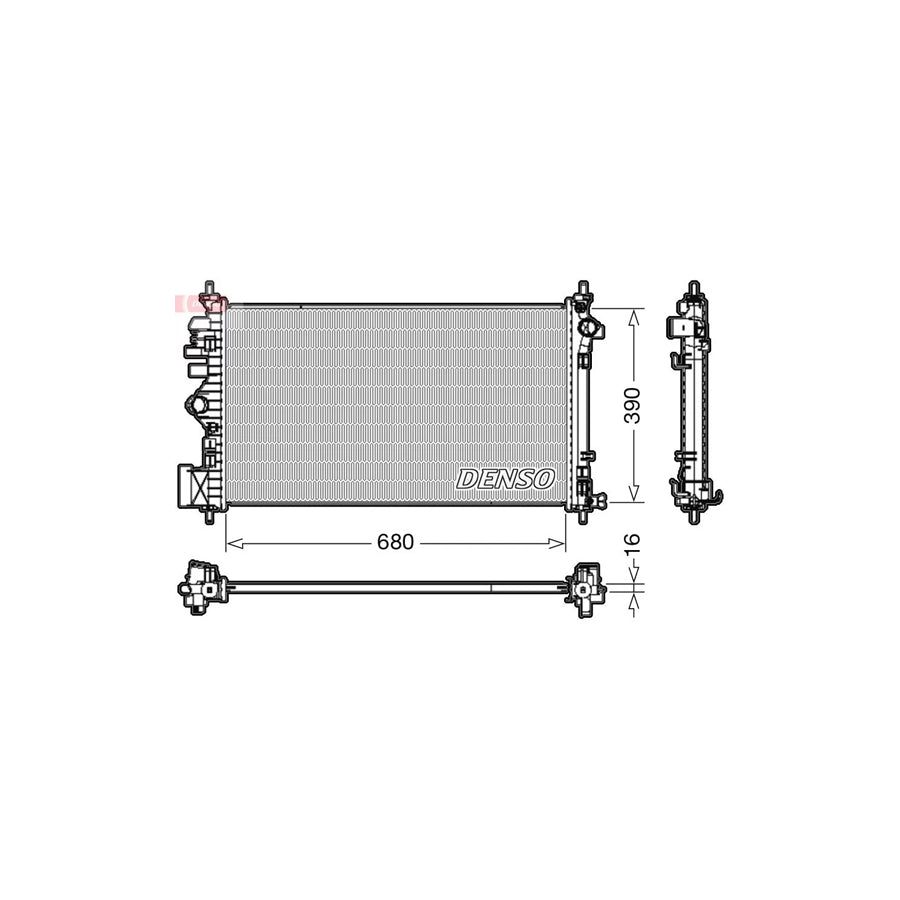 Denso DRM20111 Drm20111 Engine Radiator For Opel Insignia | ML Performance UK