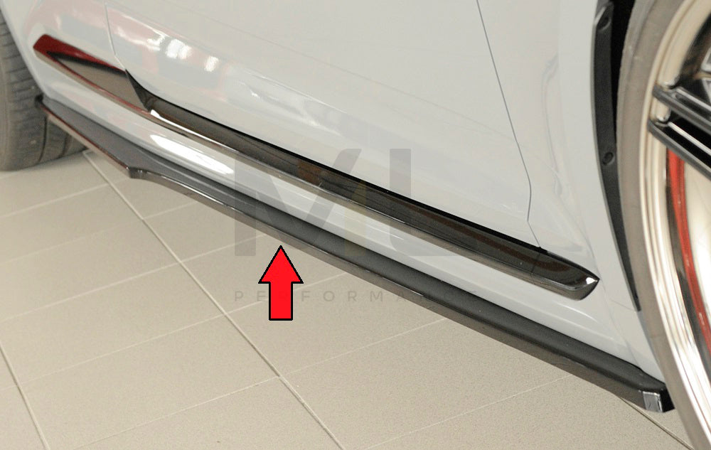 Rieger 00088208 Audi B9 F5 RS5 Side Skirt Splitter 3 | ML Performance UK Car Parts