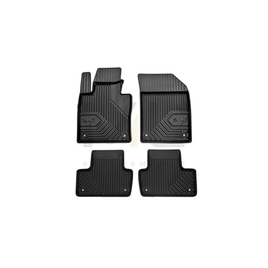 FROGUM Tailored 77407848 Floor mat set for VOLVO XC60 II (246) Elastomer, Front and Rear, Quantity: 4, Black | ML Performance Car Parts