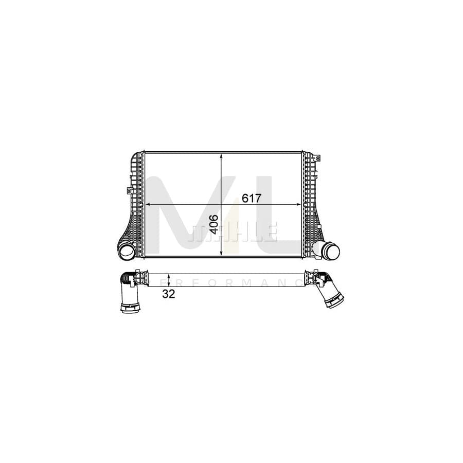 MAHLE ORIGINAL CI 387 000P Intercooler | ML Performance Car Parts
