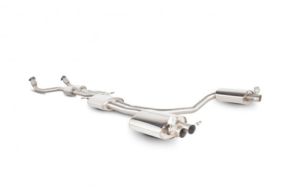 Scorpion SAU048SYS Audi RS4 B8 Resonated Cat-Back System Inc Active Exhaust Valve | ML Performance UK UK