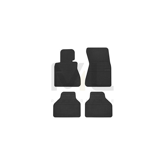FROGUM Tailored 0671 Floor mat set for BMW 7 (E65, E66, E67) Elastomer, Front and Rear, Quantity: 4, Black | ML Performance Car Parts