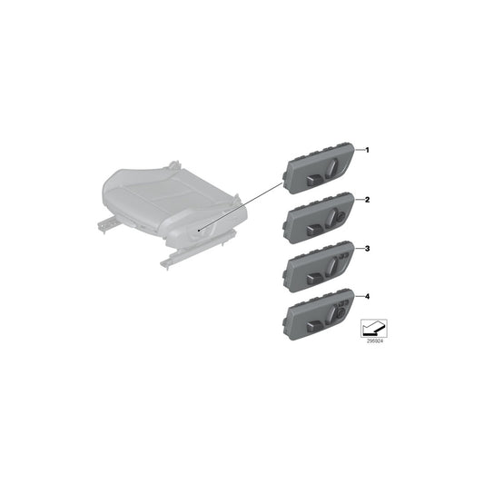 Genuine BMW 61319276618 F26 F48 F20 Switch, Power Seat, Front Passenger (Inc. X3 28iX, X3 30dX & 320dX) | ML Performance UK