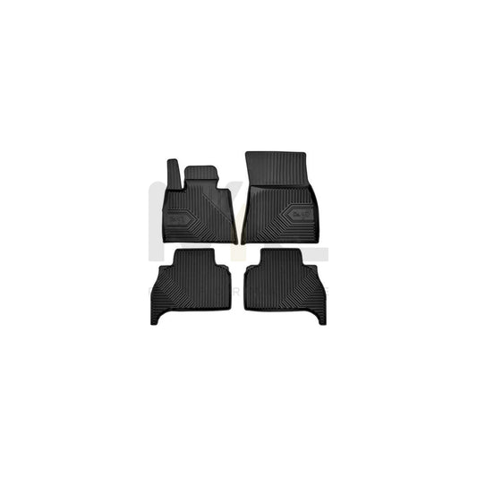 FROGUM Tailored, No.77 77407923 Floor mat set for BMW X5 (G05) Elastomer, Front and Rear, Quantity: 4, Black | ML Performance Car Parts