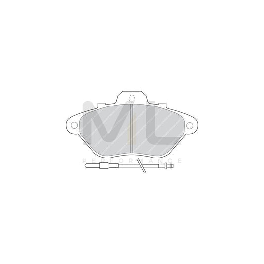 Ferodo Premier Fdb1445 Brake Pad Set Not Prepared For Wear Indicator | ML Performance Car Parts