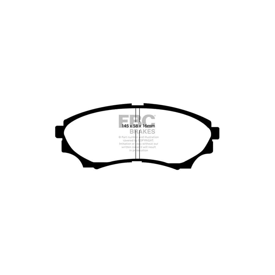 EBC PDKF791 Ford Mazda Ultimax Front Brake Pad & Plain Disc Kit (Inc. Ranger & B2500 Pick Up) 2 | ML Performance UK Car Parts