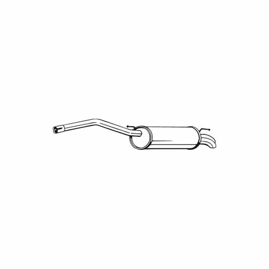 Bosal 233-089 Rear Silencer For Vw Caddy