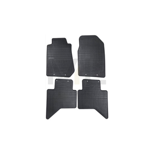 FROGUM 546682 Floor mat set for ISUZU D-Max II Pickup (TFR, TFS) Elastomer, Front and Rear, Quantity: 4, Black | ML Performance Car Parts