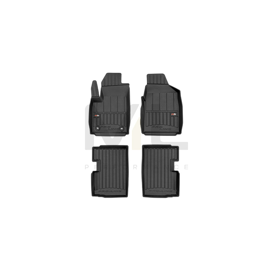 FROGUM Tailored, ProLine 3D427099 Floor mat set for FORD KA Elastomer, Front and Rear, Quantity: 4, Black | ML Performance Car Parts