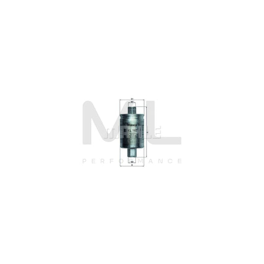 MAHLE ORIGINAL KL 182 Fuel filter In-Line Filter | ML Performance Car Parts
