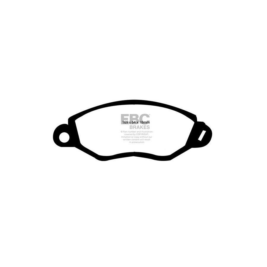 EBC DP1367 Ford Ultimax Front Brake Pads (Inc. Tourneo & Transit) 2 | ML Performance UK Car Parts