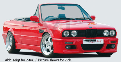 Rieger 00038035 BMW 3 Series E30 Side Skirt 4 | ML Performance UK Car Parts