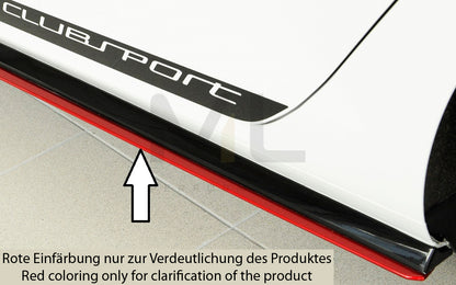 Rieger 00059575 VW R & GTI Clubsport Side Skirt Splitter 1 | ML Performance UK Car Parts