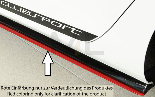 Rieger 00059575 VW R & GTI Clubsport Side Skirt Splitter 1 | ML Performance UK Car Parts