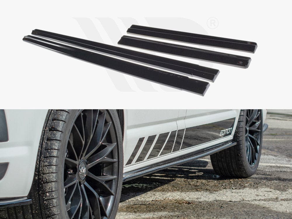 Maxton Design VW-T6-SD1A+BT Side Skirts Diffusers VW T6 | ML Performance UK Car Parts