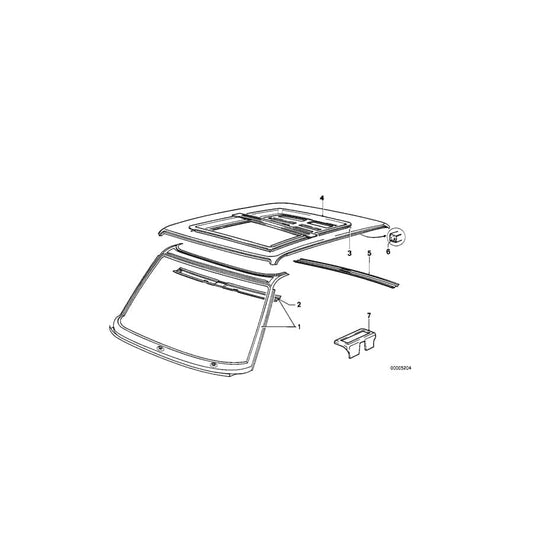 Genuine BMW 41231868607 E21 Bracket Interior Light (Inc. 320, 318i & 323i) | ML Performance UK Car Parts