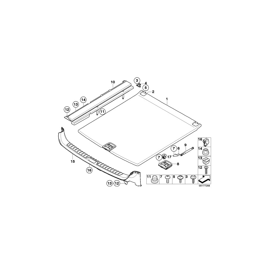 Genuine BMW 51477253827 E71 Floor Carpet, Luggage Compartment SAVANNABEIGE (Inc. X6 30dX, X6 40dX & X6 M50dX) | ML Performance UK