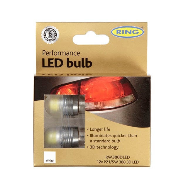 RING RW380DLED 12V PERFORMANCE LED 3D (380-P21/5W) 300/100lm OSP BAY15D Brake & Tail | ML Performance