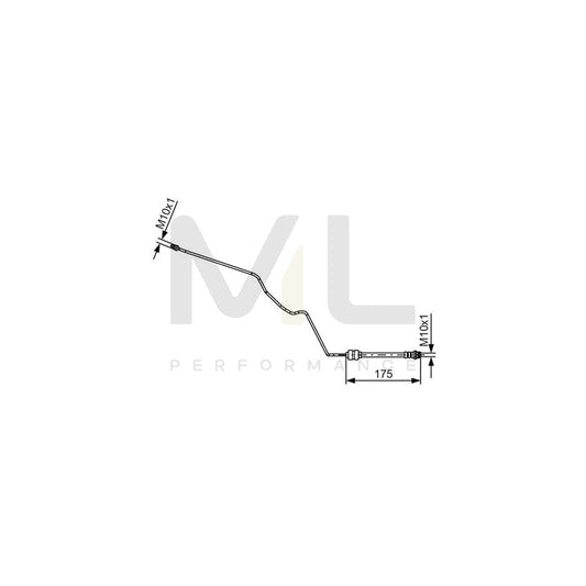 BOSCH 1 987 481 419 Brake Hose 175mm | ML Performance Car Parts