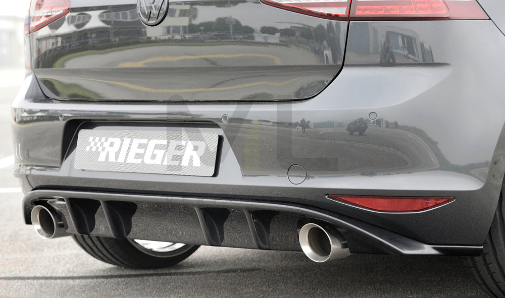 Rieger 00088047 VW Mk7 Golf Rear Diffuser (GTI Clubsport & GTI) 2 | ML Performance UK Car Parts