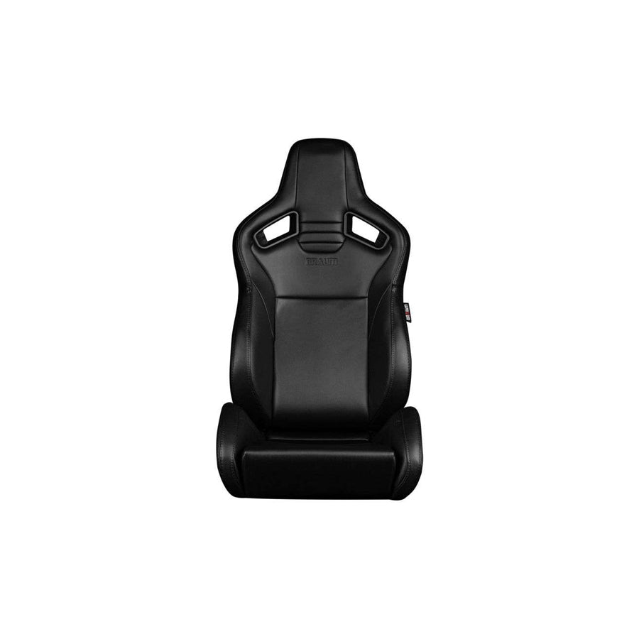 BRAUM Elite V2 Series Sport Reclinable Seats (Black Leatherette Black Stitching) – Priced Per Pair