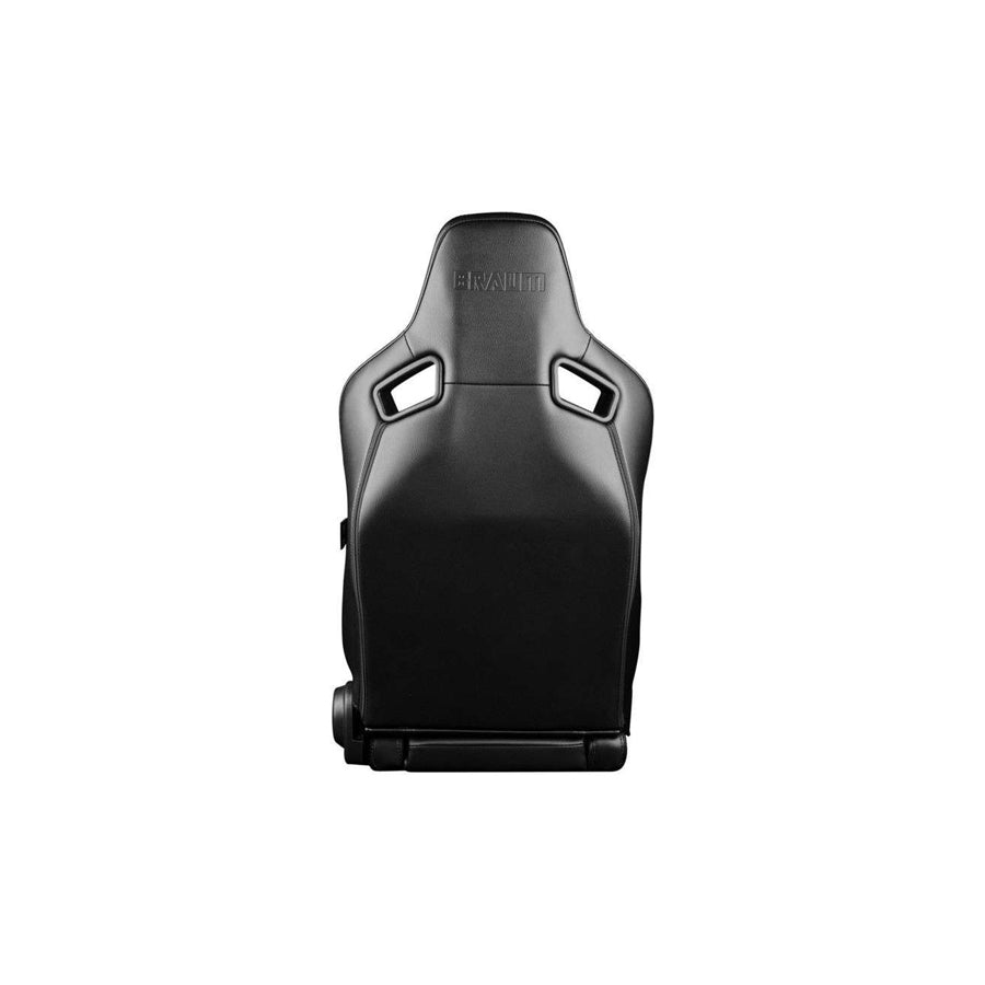 BRAUM Elite V2 Series Sport Reclinable Seats (Black Leatherette Black Stitching) – Priced Per Pair