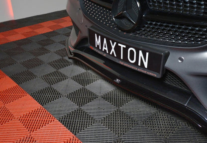 Maxton Design Mercedes Benz C-Class W205 AMG-Line Coupe Front Splitter V.1