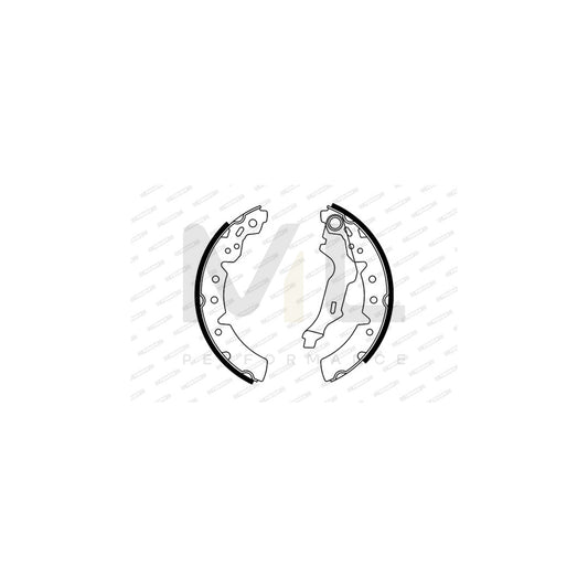 FERODO PREMIER FSB591 Brake Shoe Set with accessories | ML Performance Car Parts