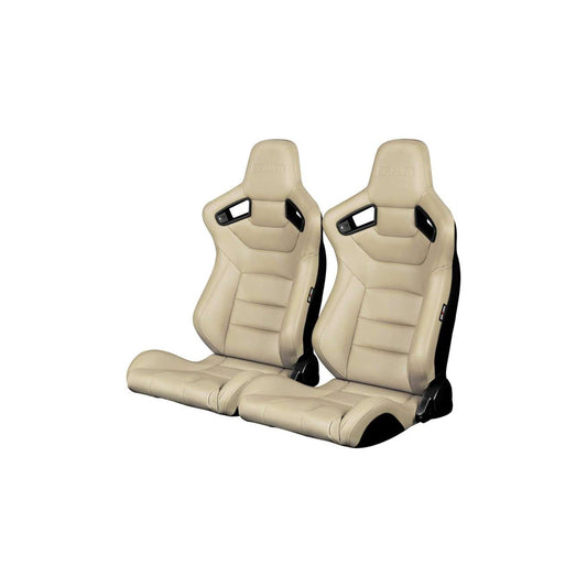 BRAUM Elite Series Racing Seats (Beige) – Pair | ML Performance UK Car Parts