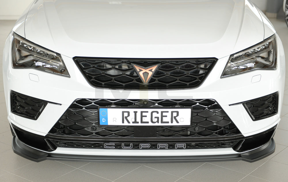 Rieger 00027044 SEAT 5FP Ateca Cupra Front Splitter 8 | ML Performance UK Car Parts