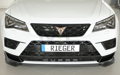 Rieger 00027044 SEAT 5FP Ateca Cupra Front Splitter 8 | ML Performance UK Car Parts