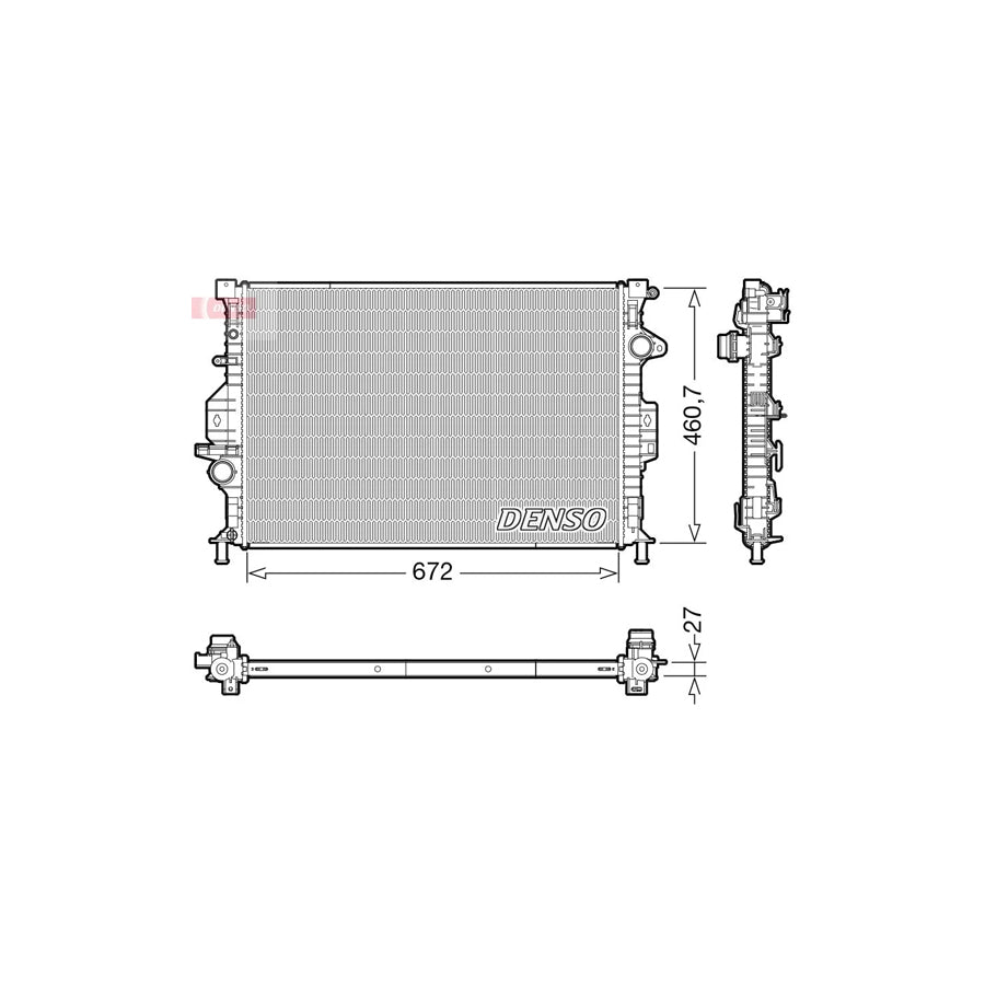 Denso DRM10115 Drm10115 Engine Radiator For Ford Kuga Mk2 (Dm2) | ML Performance UK