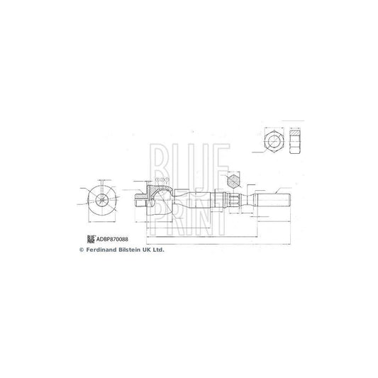 Blue Print ADBP870088 Inner Tie Rod