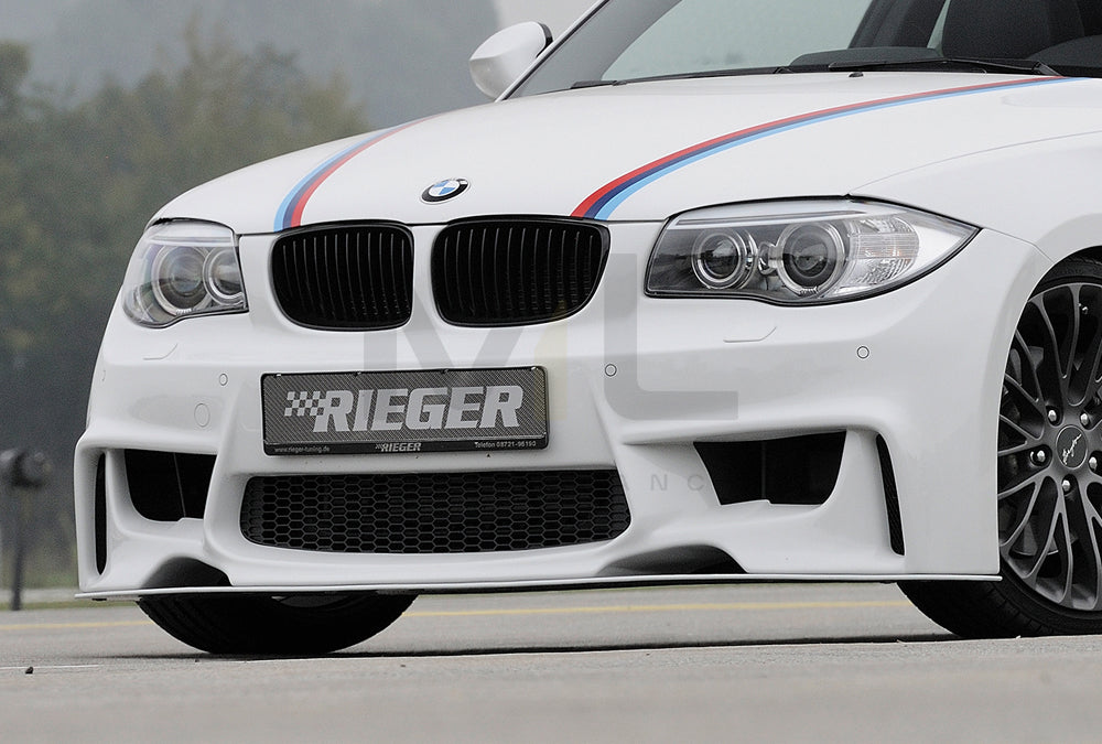 Rieger 00035033 BMW 1 Series E81 E82 E87 E88 Front Bumper 1 | ML Performance UK Car Parts