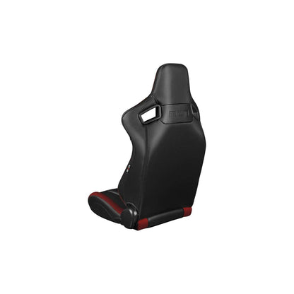BRAUM Elite Series Racing Seats (Black & Red) – Pair