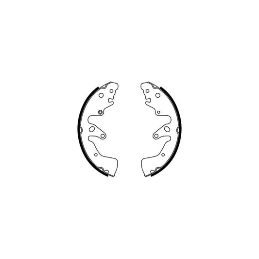 ABE C08026ABE Brake Shoe Set For Suzuki Grand Vitara Ii Off-Road (Jt, Te, Td)