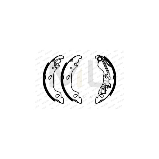 FERODO PREMIER FSB603 Brake Shoe Set for FIAT Punto II Hatchback (188) | ML Performance Car Parts