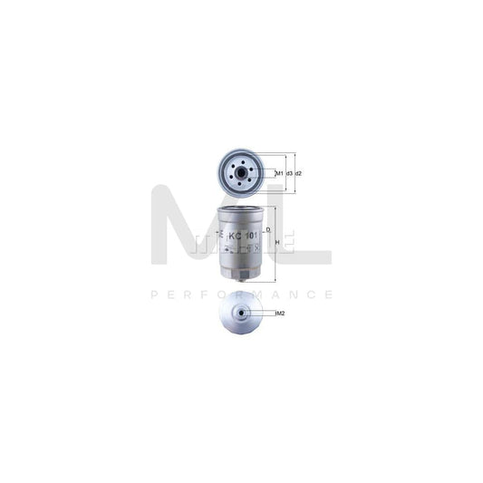 MAHLE ORIGINAL KL 302 Fuel filter In-Line Filter | ML Performance Car Parts