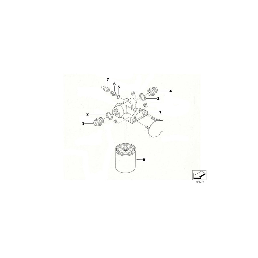 Genuine BMW 11422223608 Distribution Piece Holder (Inc. E36 318iS) | ML Performance UK Car Parts