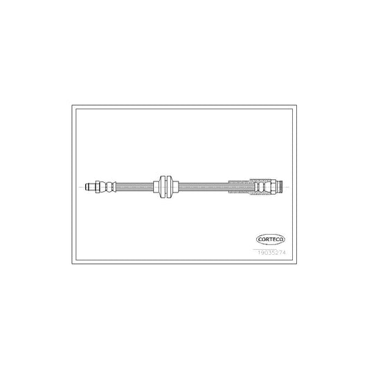 Corteco 19035274 Brake Hose For Fiat Ducato | ML Performance UK