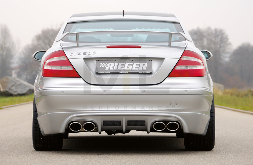 Rieger 00071019 Mercedes-Benz W209 CLK Rear Diffuser 4 | ML Performance UK Car Parts