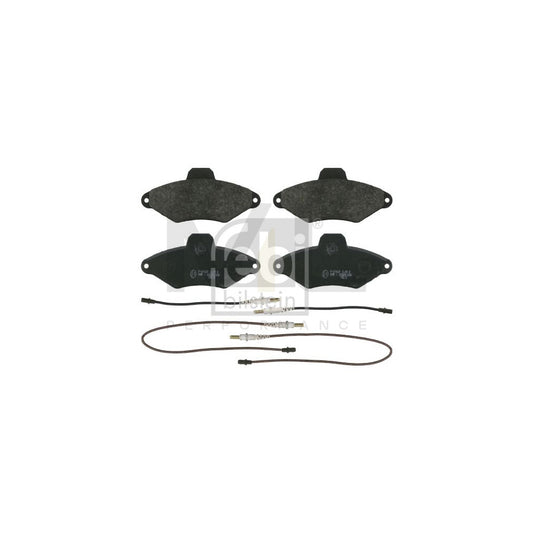 Febi Bilstein 16413 Brake Pad Set For Citroën Xantia Front Axle, Incl. Wear Warning Contact | ML Performance Car Parts