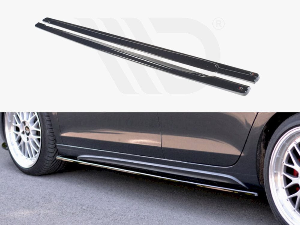 Maxton Design VW-GO-6-GTD-SD1T Side Skirts Diffusers VW Golf MK6 GTI/ Gtd (2008-2012) | ML Performance UK Car Parts