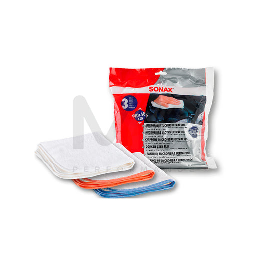 Sonax Microfibre Cloths UltraFine 3pcs. | ML Performance Car Care