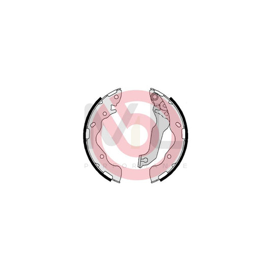 BREMBO S 30 536 Brake Shoe Set with handbrake lever | ML Performance Car Parts