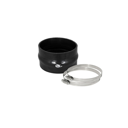  aFe 59-00040 (4-3/4 IN ID x 3 IN L) Straight Coupler w/ Hump - Black Replacement Coupling Kit  | ML Performance UK Car Parts
