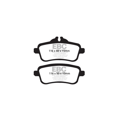 EBC PD40K2211 Mercedes-Benz X/W166 Ultimax Pad & Plain Disc Kit - TRW Caliper 3 | ML Performance UK Car Parts