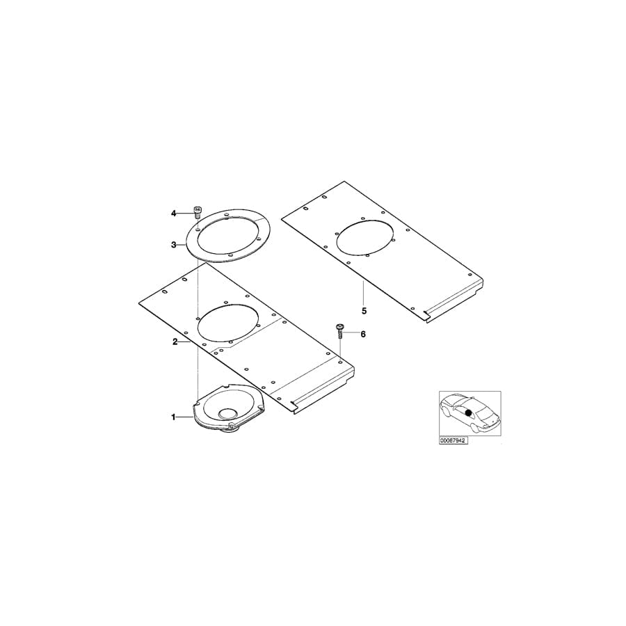 Genuine BMW 65106900719 E52 Frame (Inc. ALPINA V8 & Z8) | ML Performance UK Car Parts