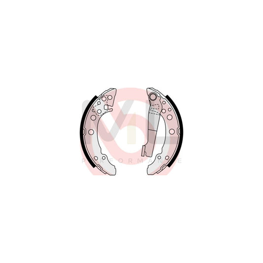 BREMBO S 85 535 Brake Shoe Set with handbrake lever | ML Performance Car Parts